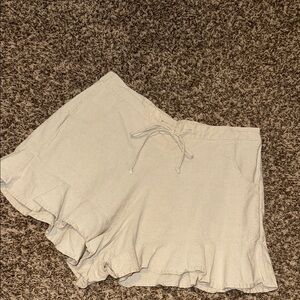DOWNEAST SIZE S HIGH WAIST COTTON SHORTS
